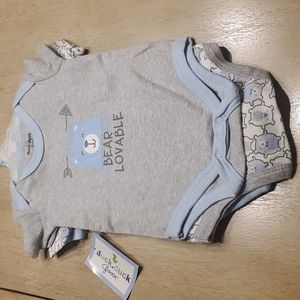 3 pack boy onesies